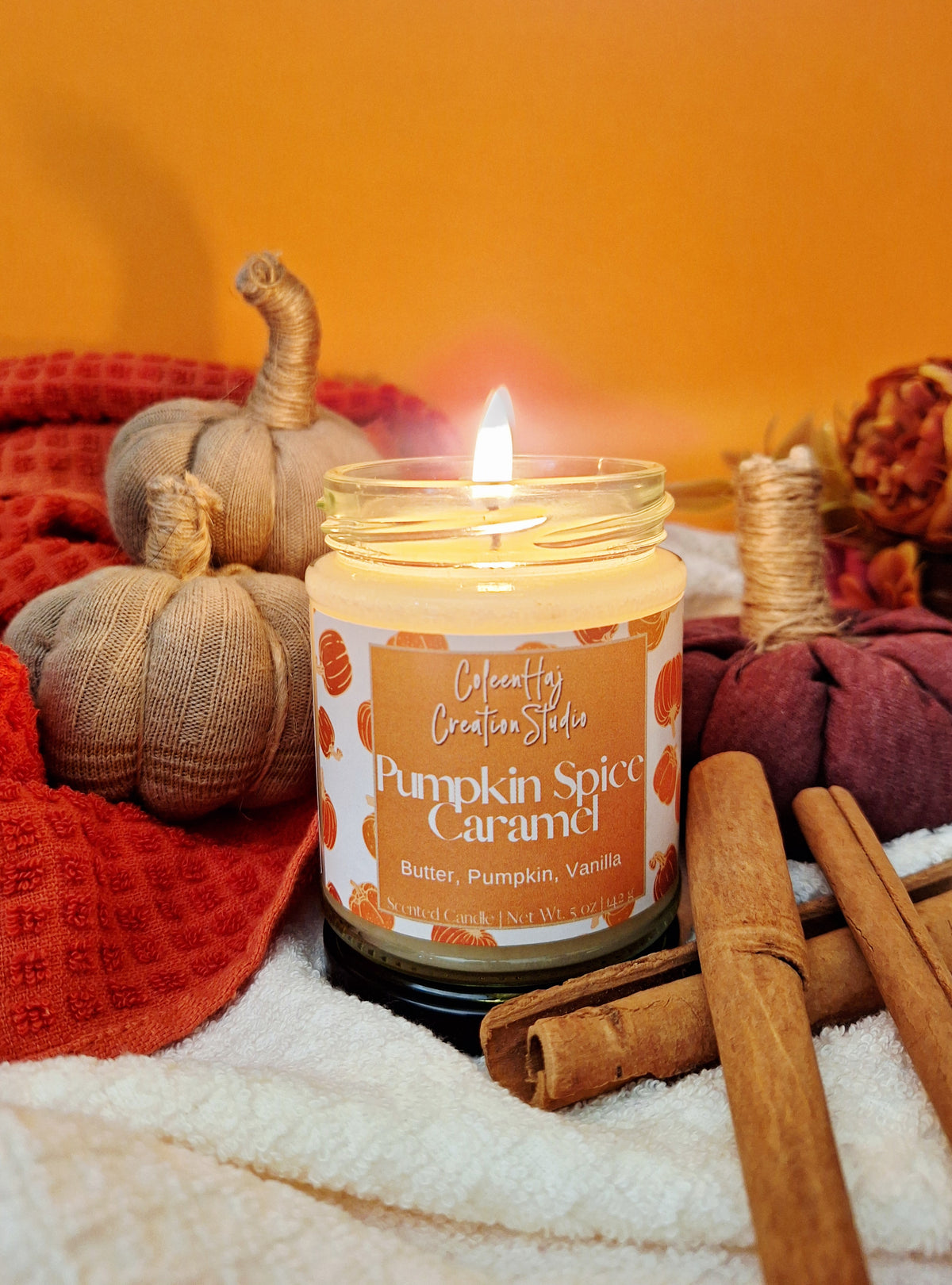 Pumpkin Spice Caramel Scented Candle