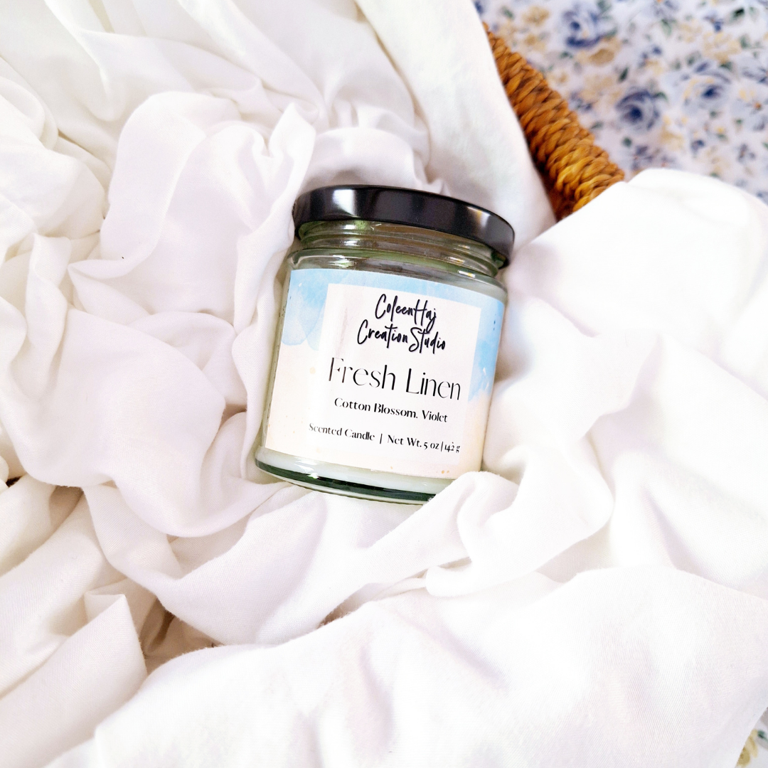 Fresh Linen Scented Candle