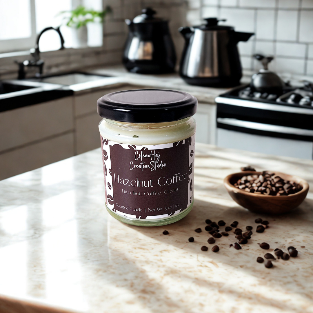 Hazelnut Coffee Scented Candle