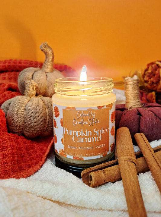 Pumpkin Spice Caramel Scented Candle