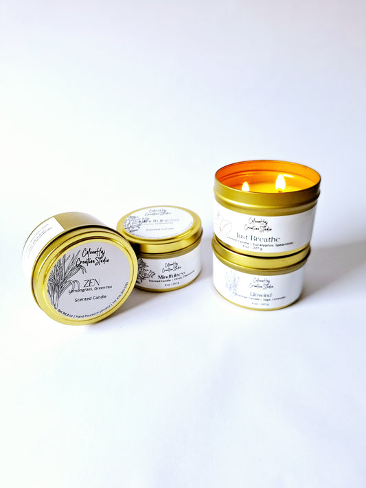 Zen (Lemongrass) Scented Candle